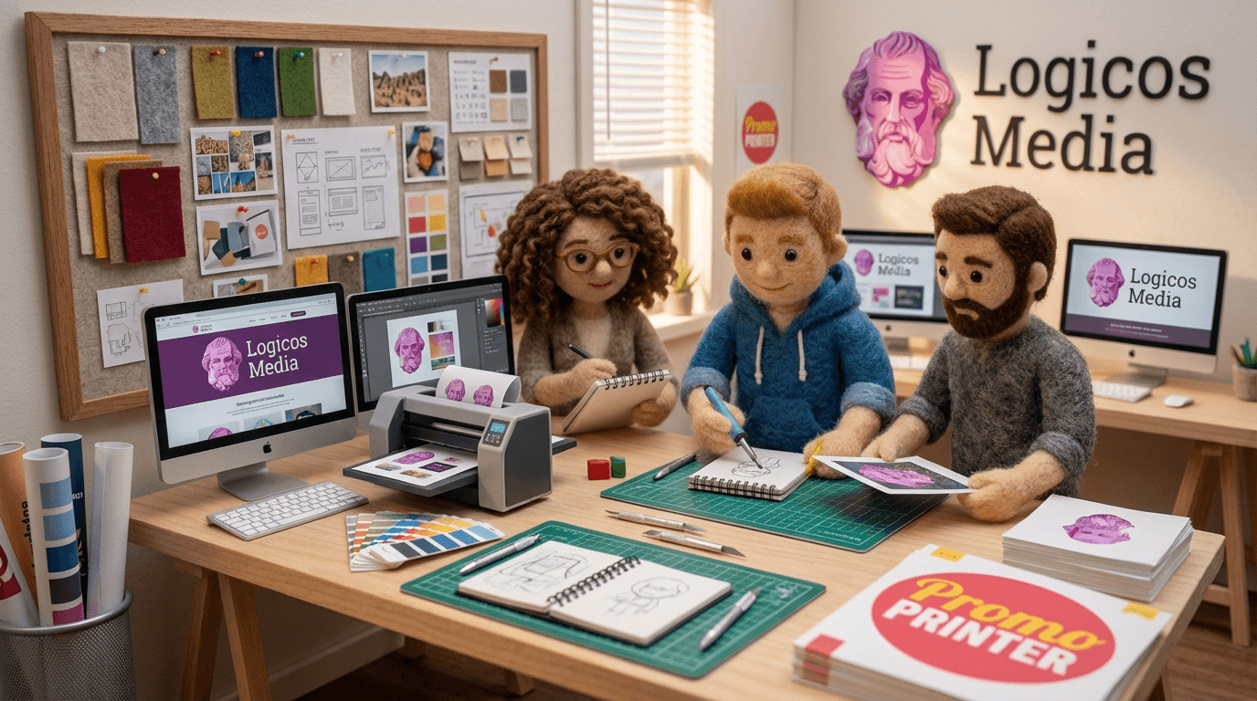 Animators working together around a table in a creative studio